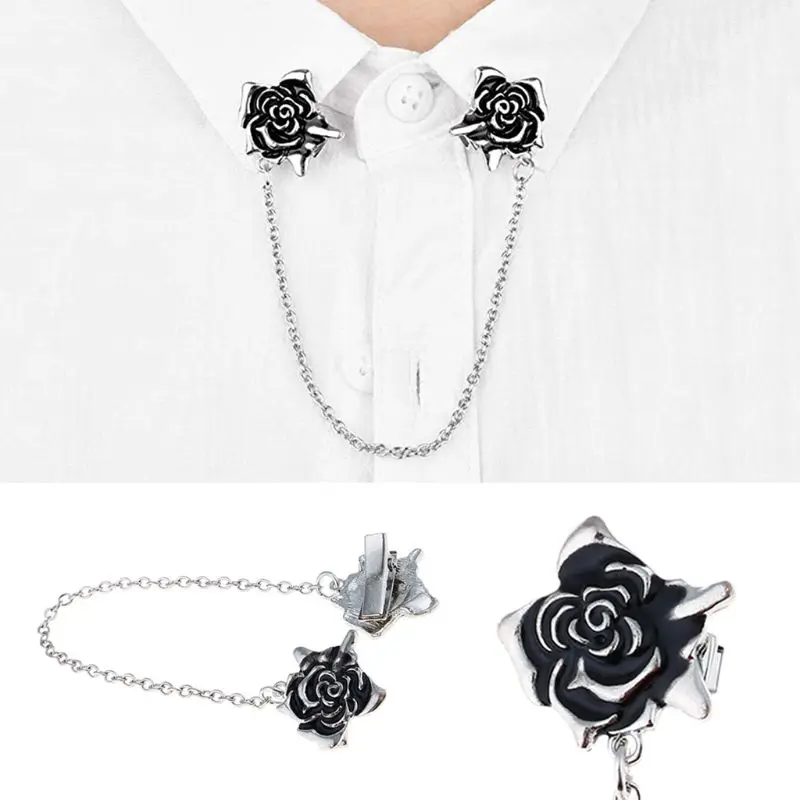 

5 Pcs/set Women Sweater Shawl Clip Set Retro Cardigan Dress Flower Collar Duck Clips For Girls Lady Shirt Clasps AXYD