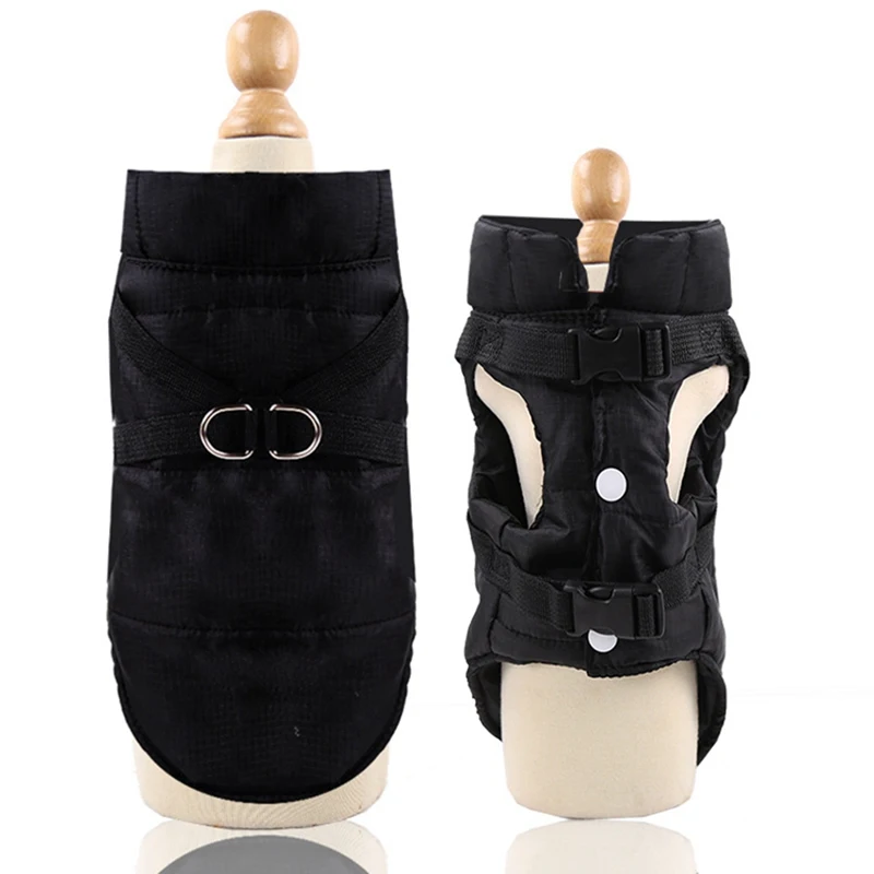 

Winter Cold Weather Dog Vest Explosion-proof Harness Clothes Pet Waterproof Breathable Warm Sleeveless Costume