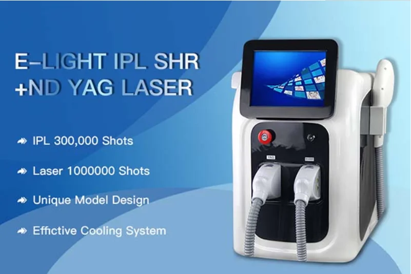Elight IPL+ RF+ лазер 3 в 1 IPL машина для удаления волос и омоложения кожи