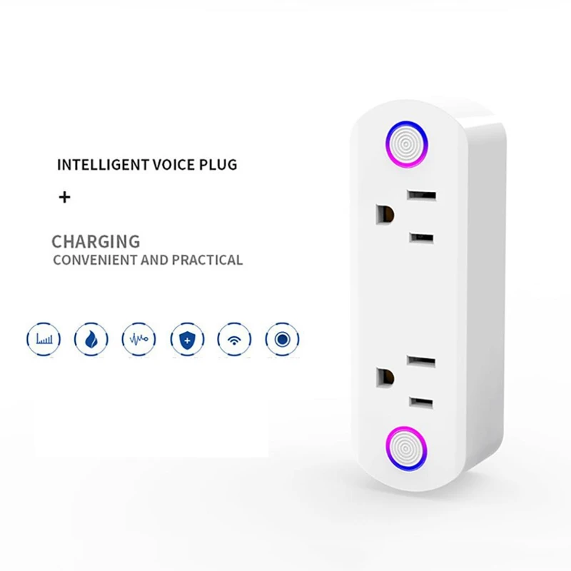 Умное приложение синхронизации дистанционного управления Wi-Fi Ac100~ 240 В 15A розетка Usplug 1650 Вт(штепсельная вилка США