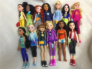 

Rapunzel Dolls Jasmine Princess Doll Snow White Ariel Belle Rapunzel toys For Girls Brinquedos Toys bjd dolls For Children Kids