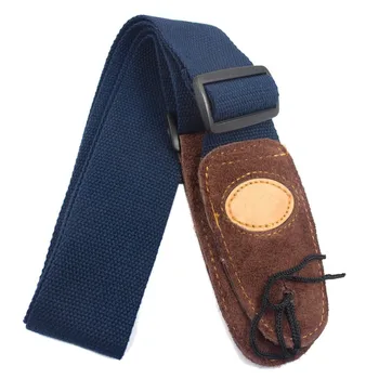 

Acoustic Electric Guitar PU Leather Shoulder Strap Cotton Material Electric Adjustable Braided Belt 12