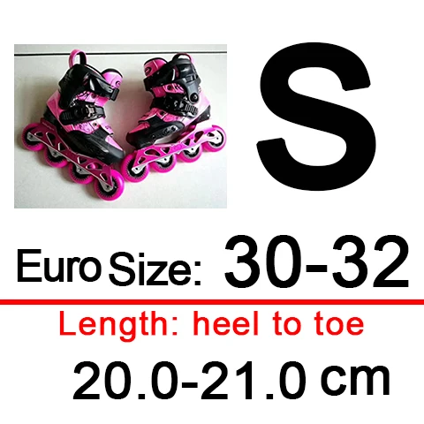 red size S Детские роликовые коньки Slalom CityRun, роликовые коньки, роликовые коньки, обувь для уличных катаний, Детские регулируемые кроссовки IA109 - Цвет: red size S