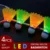 WELKIN 4pcs Dark Night LED Glowing Light Up Strong Nylon Бадминтон Воланы Красочные Осветительные Шары Спорт в Помещении и на открытом Воздухе