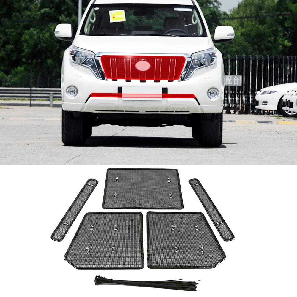 

For Toyota Land Cruiser Prado FJ 150 2014-2020 Front Grille Insect Net Radiator Condenser Protective Cover Anti Insect Sand Mesh