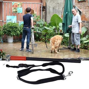 

Pet Supplies Attachment Outdoor Jogging Hands Free Bike Exercise Walking Cycling Running Nylon Training Dog Leash Elastic