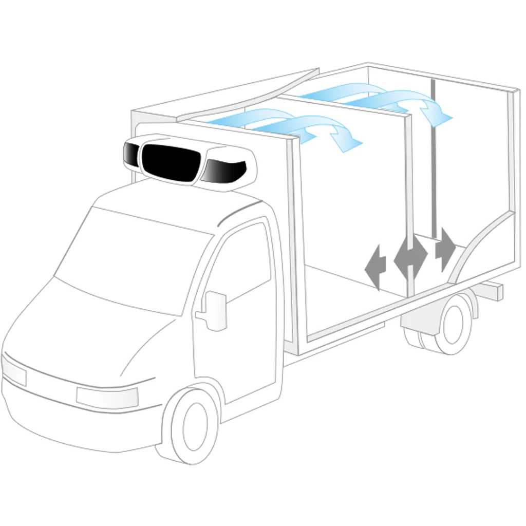 Smart electric throttling valve matches 150cc compressor in small trucks & vans for fresh, frozen and deep frozen applications