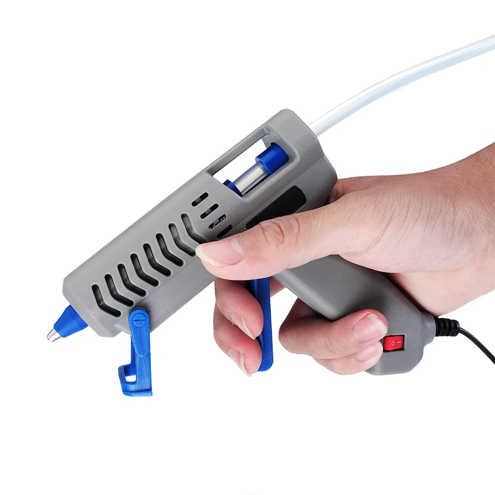 

110-240V 60W Electric Hot Melt Guns Switch No Glue Leakage DIY Crafts Hot Melt Glue G un With 5Pcs 7mm Sticks Car Repair Tool