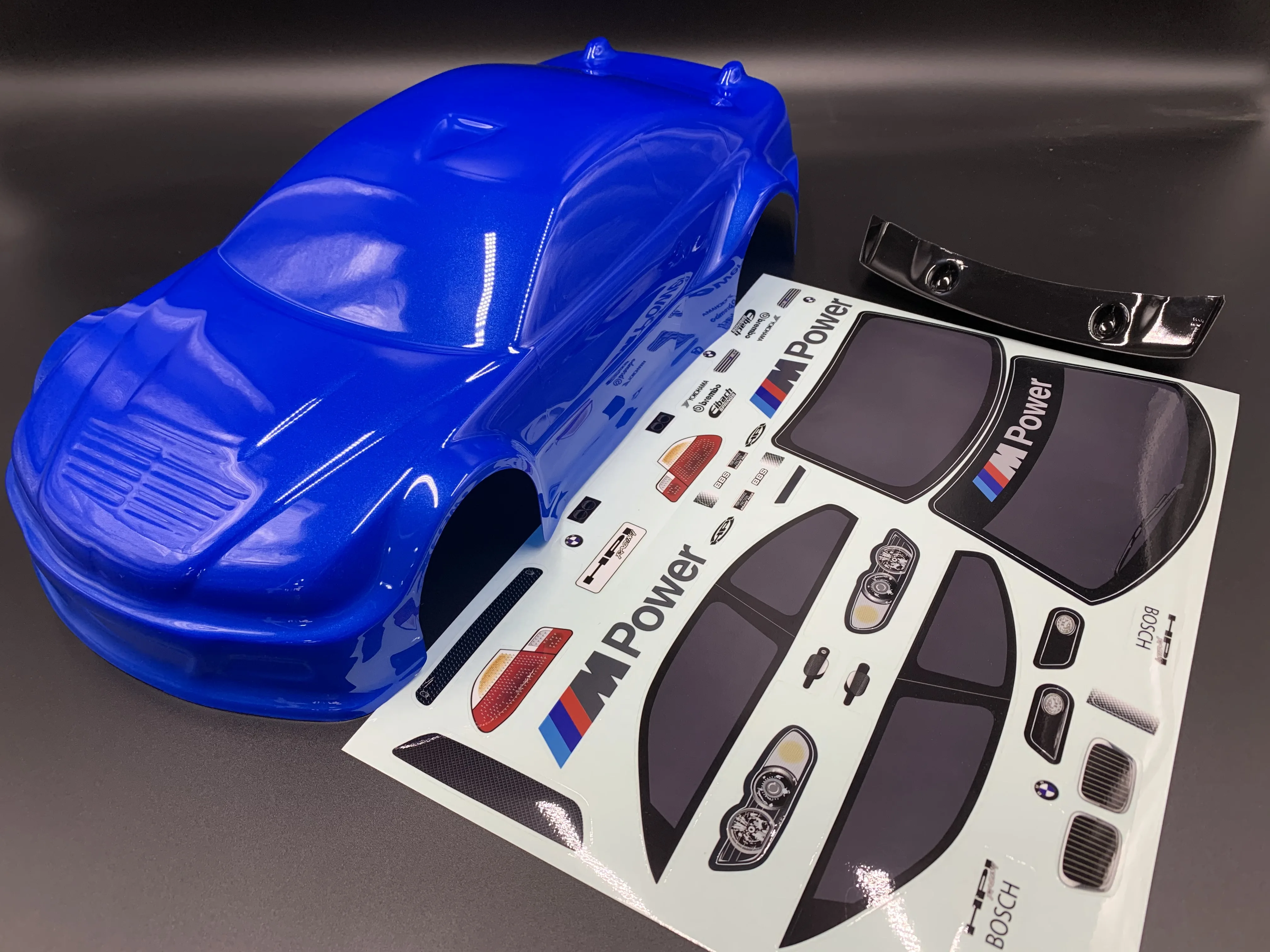 1/10 Onroad Rc Car BodyShell For Associated Tc3 Thunder Tiger Ts4n