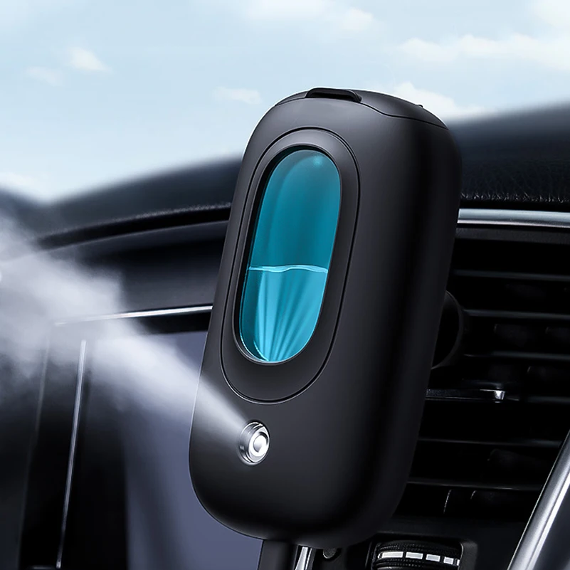 

USB Car Charger Steam Nano Humidifier For Car With Mobile Phone Holder