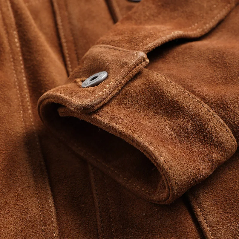 Promotion PC-0003 Read Description! Asian size men's cow leather jacket mens genuine cowhide leather stylish jacket