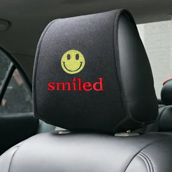 

1PCS Hot car headrest cover fit for Mazda Hyundai Skoda Volkswagen golf Honda Peugeot Accessories Car Styling