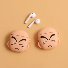 Аниме Dragon Ball Kuririn наушники чехол Piccolo чехол Гоку для AirPods 1 2 Bluetooth гарнитура зарядная коробка классный чехол s с крючком