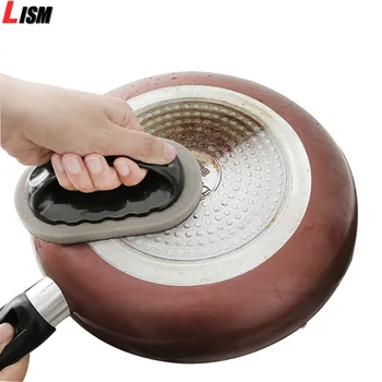

Strong Decontamination Brush Sponge Tiles Brush Cleaning Magic Descaling Knife Pan Pot Cleaner Kitchen Clean Tools