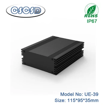 

box electronic project aluminum pcb boxes with dividers alminum pcb box enclosure aluminum waterproof by CSCSD 1pcs 115*95*35mm