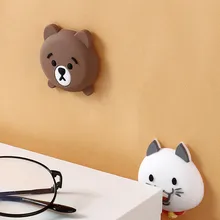 4 шт. задняя стенка утолщенная немой стикер на стену резиновое крыло дверной замок с ручкой коврик защищает Наклейка на стену