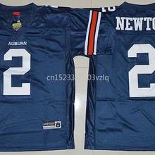 Новое поступление высокое качество NCAA Оберн Кэмерон Ньютон#2 футболка колледжа Джерси S-XXXL