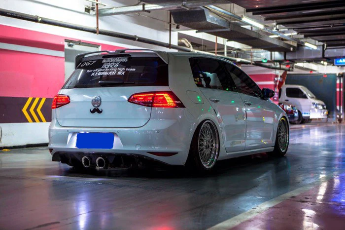 Спойлер для Volkswagen Golf 7 2011 2013 mk7 Glof 5 высококачественный АБС пластик заднее крыло