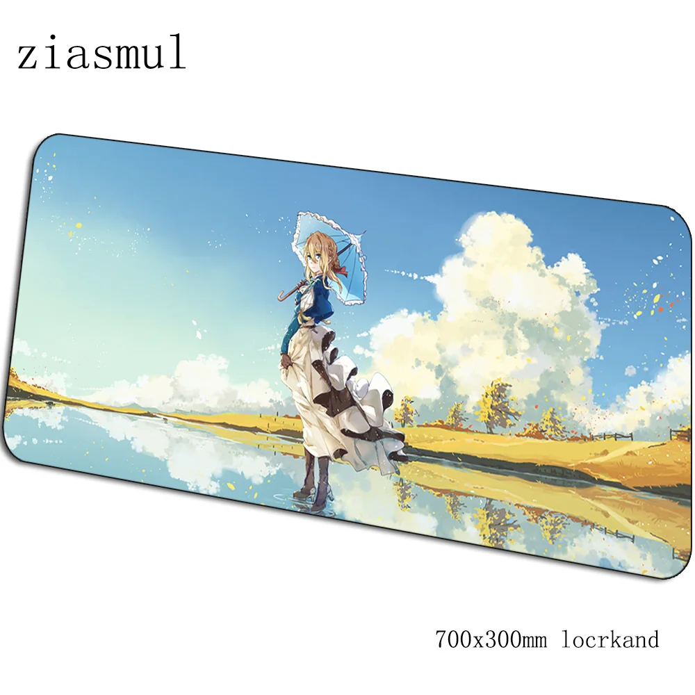 Violet evergarden коврики 700x300x3 мм Высококачественный игровой коврик для мыши большая клавиатура Коврик для мыши милый ноутбук аксессуары для геймеров коврик для мыши - Цвет: pattern 5