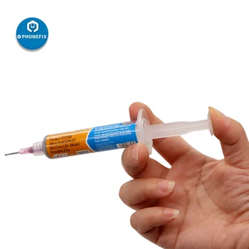 

Mechanic Paste Flux 10CC XG-Z40 Sn63/Pb37 25-45um with Syringe for Mobile Phone PCB BGA SMD Repair Solder Soldering Tin Cream