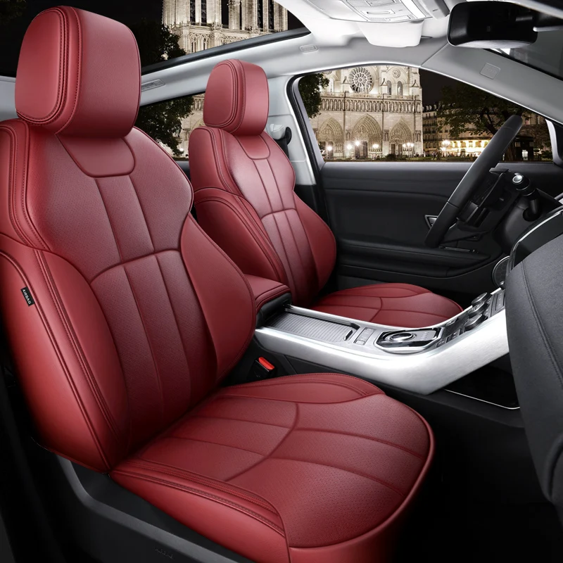 Couro Seat Covers para Carro, Custom Fit, 5 Assentos, Conjunto Completo, Qualidade, Fit para Volkswagen Golf, Tiguan Mk7, Volvo XC60, Acessórios Automotivos