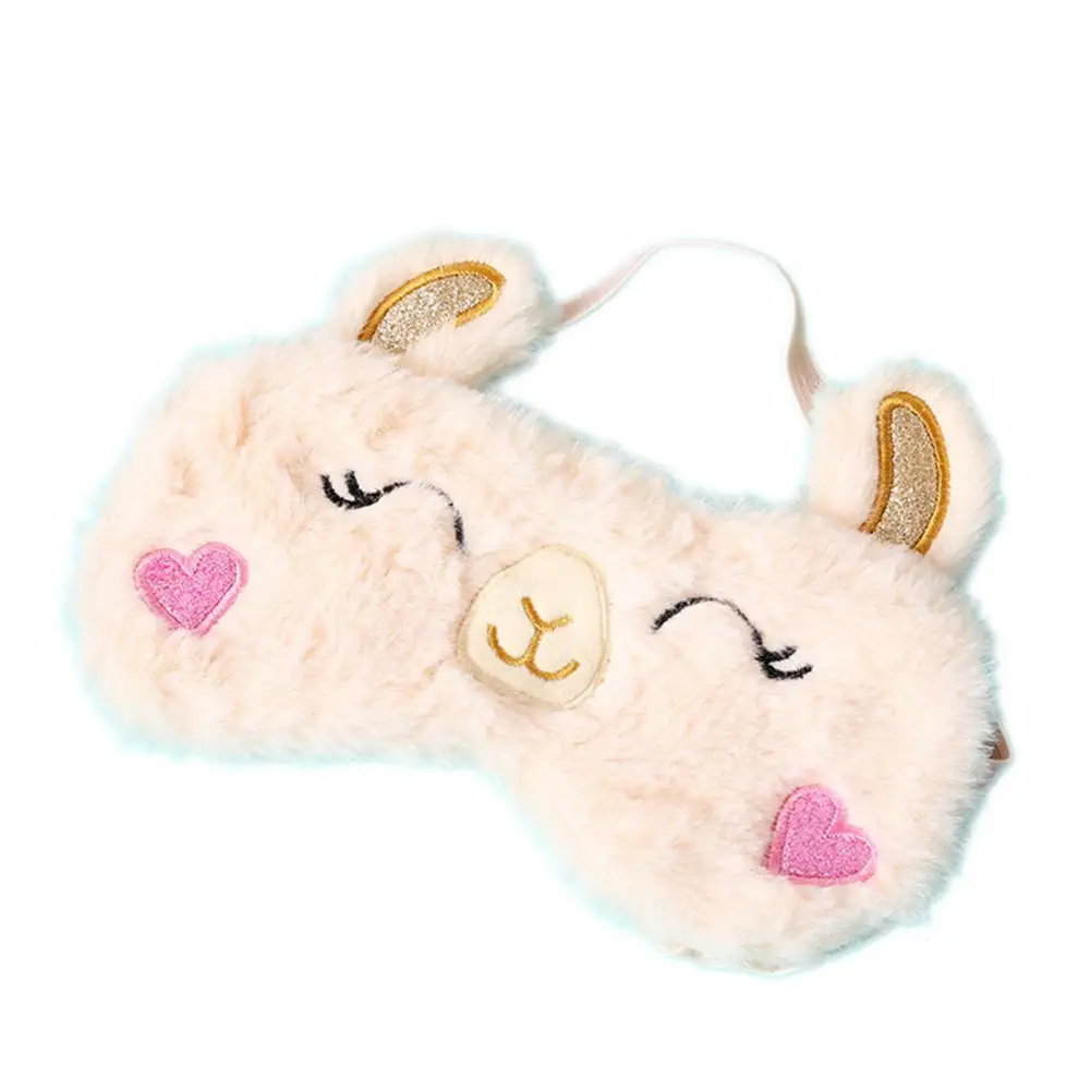 Plush Eye Cover Sleeping Masks Rest Aid Eyepatch Animal Style Lights Shading Soft Blindfold Cartoon Rabbit | Красота и здоровье