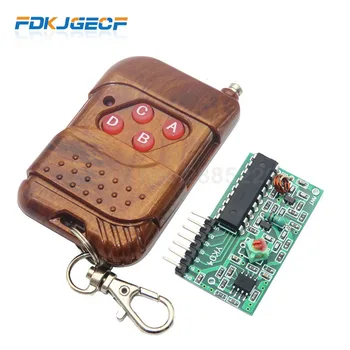 

1set IC 2262/2272 4 Channel 315Mhz Key Wireless Remote Control Kits Receiver module For arduino