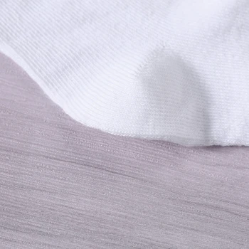 

5 Pairs Kids Pure White Sock Baby Boy Girl Solid Breathable Cotton Sport Spring