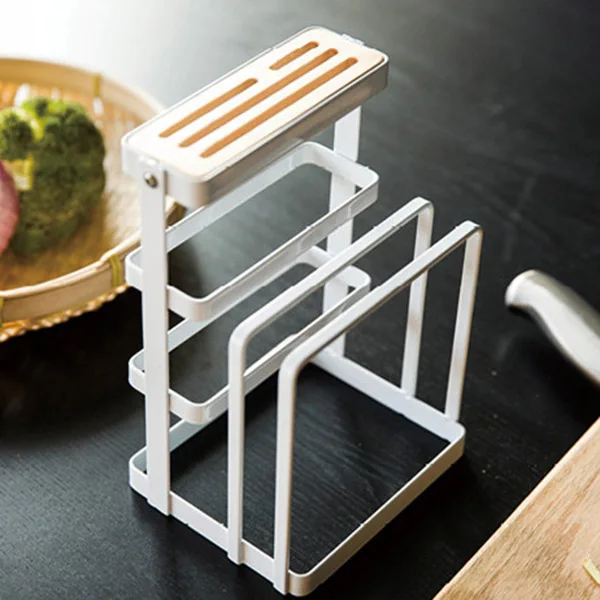 Europe Style Metal Storage Racks Cutting Boards/Holders Creative Draining Rack Multi-Use Storage Holder