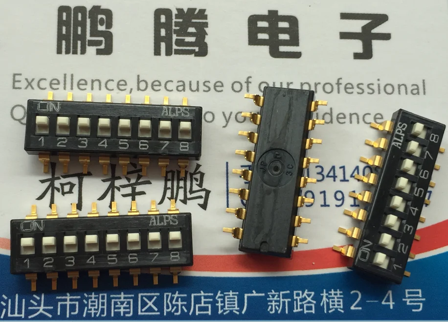 1 Pz Giappone Ssgm680200 8-Bit Dial Code Switch Patch 2.54 Pitch Key Coding