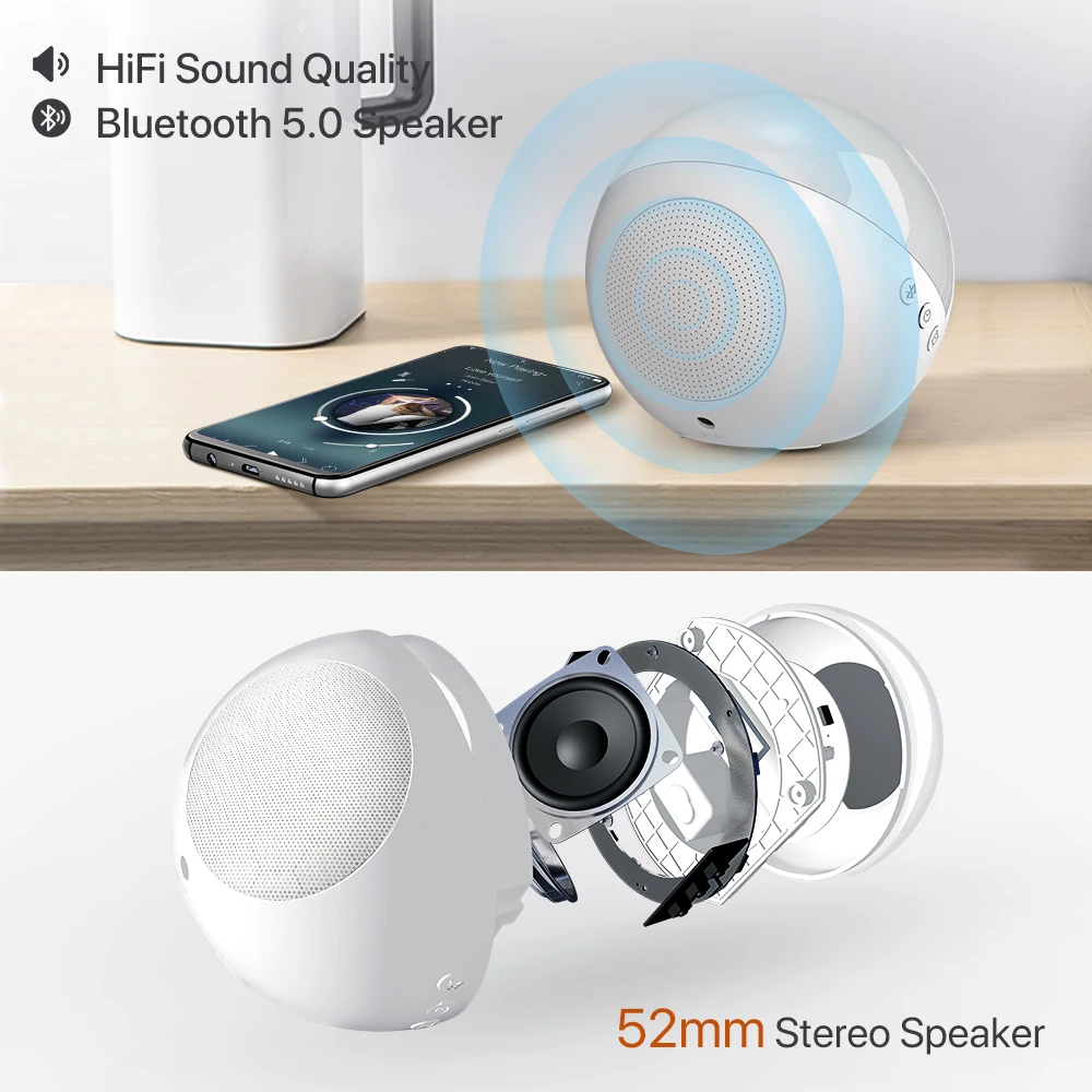 Беспроводная Bluetooth Колонка UMIDIGI Uwake портативный светодиодный громкий динамик