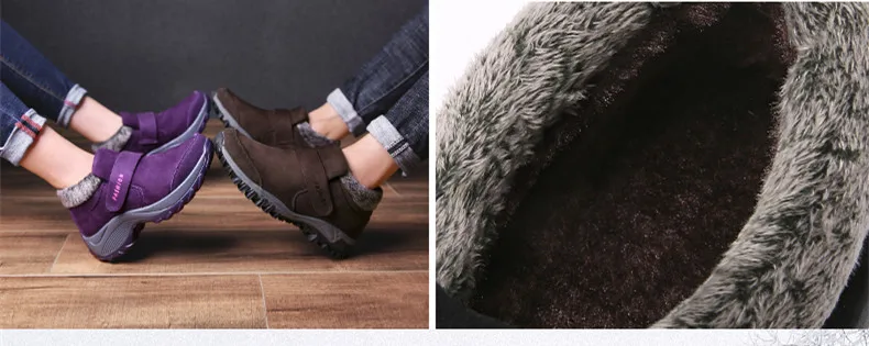 BTMOTTZ/зимние мужские ботинки; уличные теплые зимние ботинки на меху; зимняя рабочая обувь для взрослых; мужские модные замшевые ботильоны на резиновой подошве