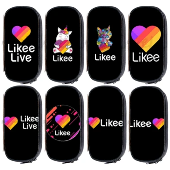 

Likee Video App Pencil Case Students Storage Bags Boys Girls Pencil Holder Likee Live Pen Bag Stationary Bag