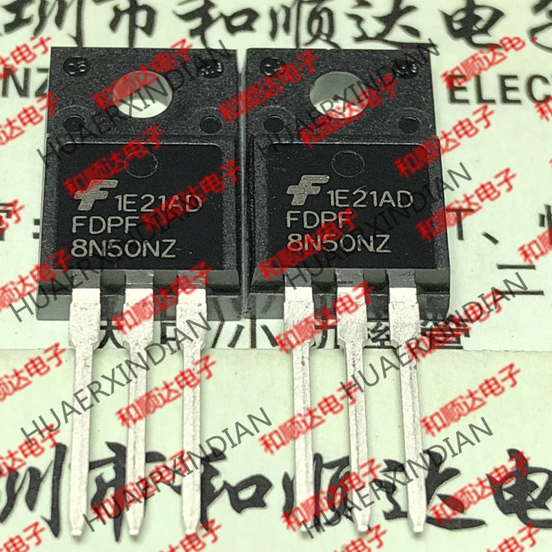 10 шт./лот и FDPF8N50NZ TO-220F 500V 8A