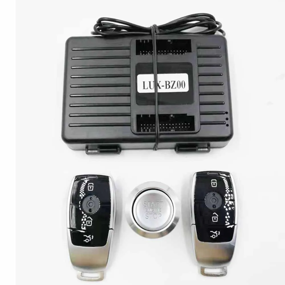 For Mercedes Benz Class S 55 AMG W220 Year 2003 Add Car Push to Start Stop Remote Starter and Keyless Entry System Car Products for mercedes benz 06 08 s w221 add push start stop remote starter and keyless entry system new remote key car products car parts