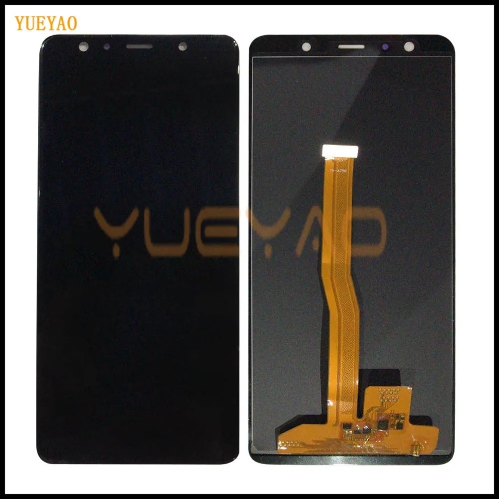 Test LCD For Samsung A750 Display Touch Screen Digitizer Galaxy A7 2018 A750F SM-A750F A750FN | Мобильные телефоны и