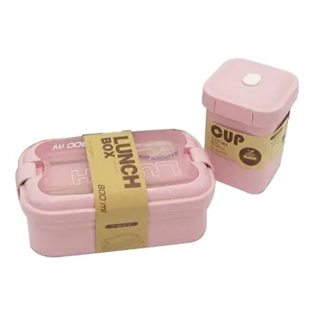 

Lunch Box Set Portable Health Food Container 3 Layers Wheat Straw Lunch Box Microwave Tableware Food Storage Container Food Box