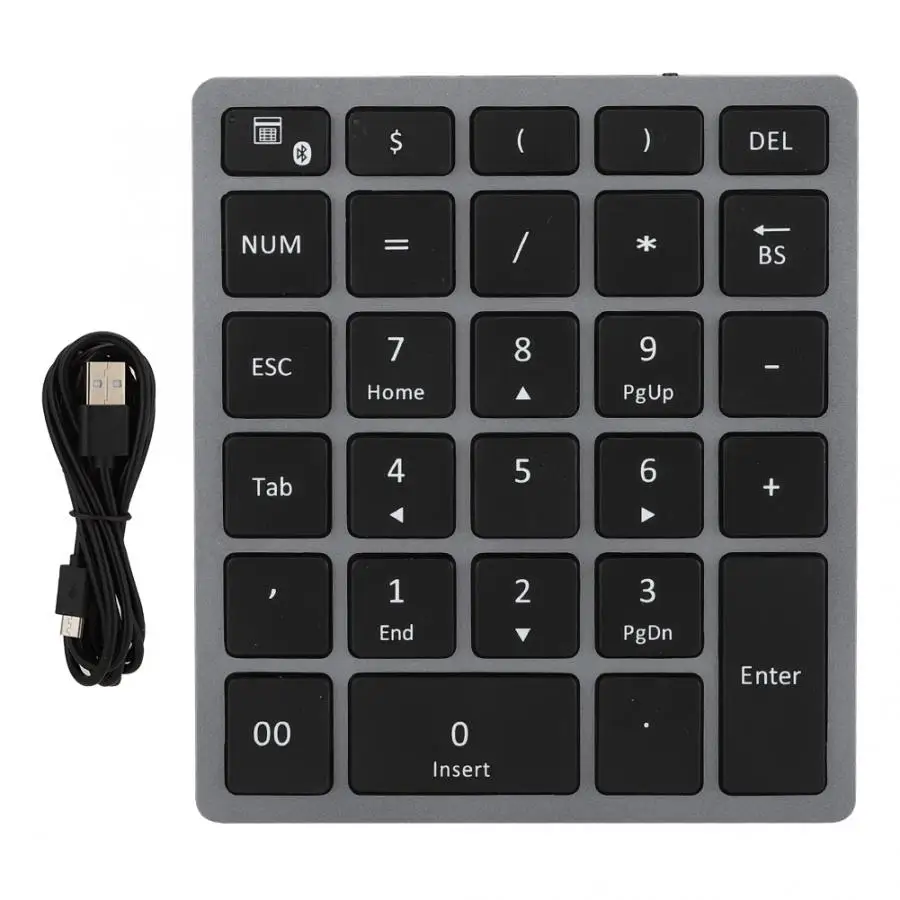 28 клавиш Bluetooth 3,0 цифровая клавиатура Мини клавиатура Поддержка для Windows Android OS системы универсальный для компьютера смартфон