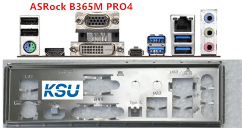 ASRock i/o shield plaque arriere en PLA pour ASROCK P4i65G REV 1.01 