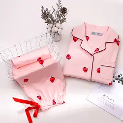 100% хлопковая Пижама женская ночная рубашка из 2 предметов, одежда для сна для отдыха, одежда для сна для дам, домашняя одежда, PJ 100 хлопок