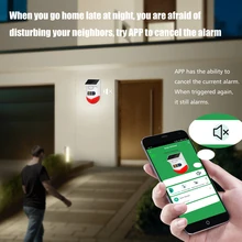 Détecteur solaire intelligent Wifi TUYA pour Sports de plein air, 433MHz, système d'alarme stroboscopique, détecteur infrarouge sans fil, étanche 