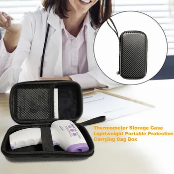 

1PC Portable Forehead gun Box Thermometer storage box Forehead Thermometer Storage Bag Protective Box Handbag Case 2020 NEW #9.8