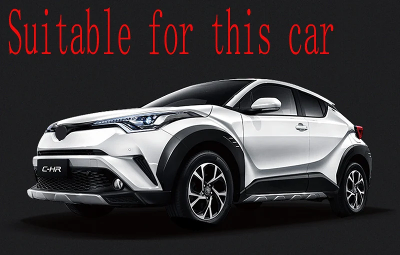 Для Toyota C-HR ЧР Нержавеющая сталь наконечник на глушетель выхлопной автомобильные аксессуары