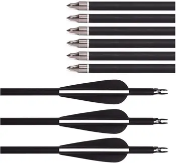 

Feida 31 Inches Archery Carbon Targeting Arrows Replaceable Field Points for Compound Bow or Recurve Bow (12 Pack)