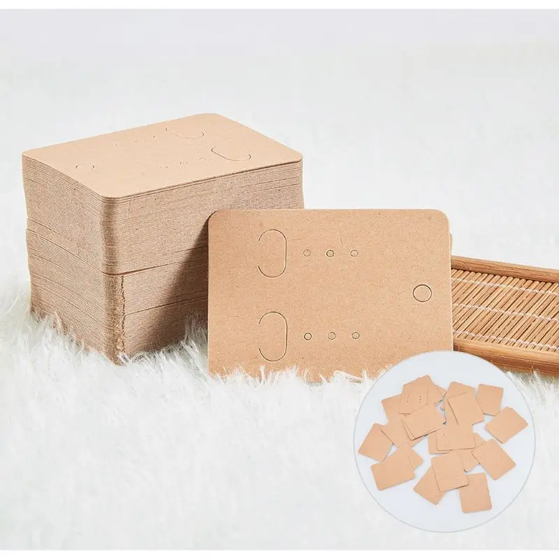 Серьги ювелирные изделия карты бумаги Набор Серьги Дисплей Стенд DIY уха Стад картон 95AB