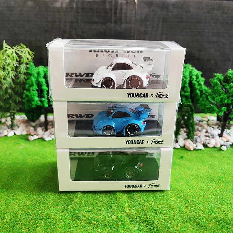 1:64 YOU&CAR x Furuya Q RWB RAUH-WELT BEGRIFF Models Collection Toys Car Gifts 5 colors