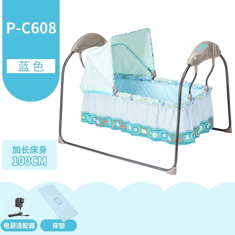 

946 Infant Electric Bassinet Coax Baby Useful Product Infant Cradle Carrycot Newborns Automatic to Sleep Small Cradle