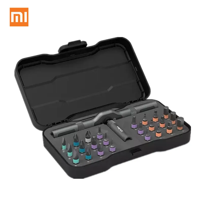 Xiaomi Mijia ATuMan Duka 24 В 1 многоцелевой Трещоточный ключ Отвертка S2 магнитные Биты Набор