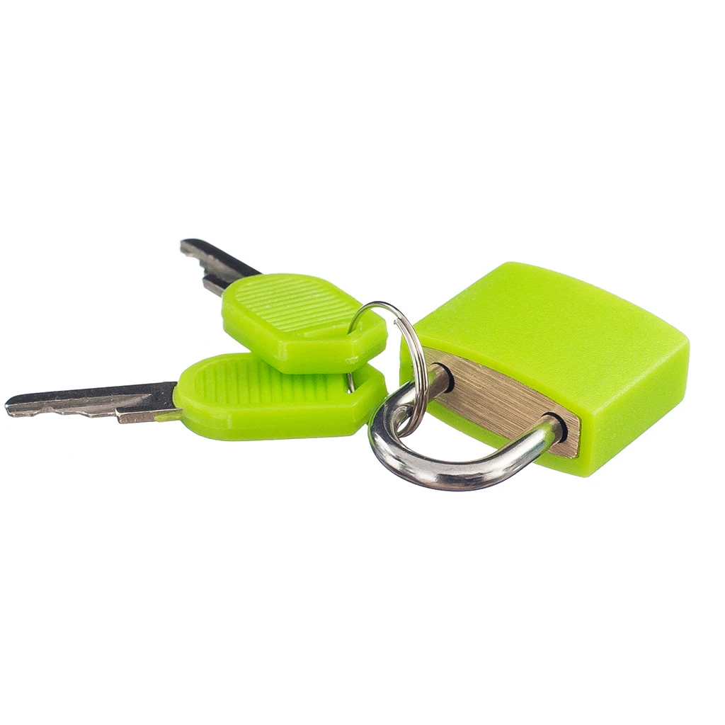 2Pack Small Padlock with Keys Suitcase Luggage Bag Security Locks Travel Accessories