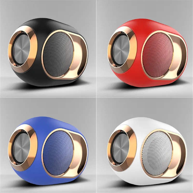 

Cylindrical 5W subwoofer Bluetooth Speaker Portable Stereo Tape 1200 mAh Amplifier AUX FM TF Outdoor Speaker for PC pk td-v26